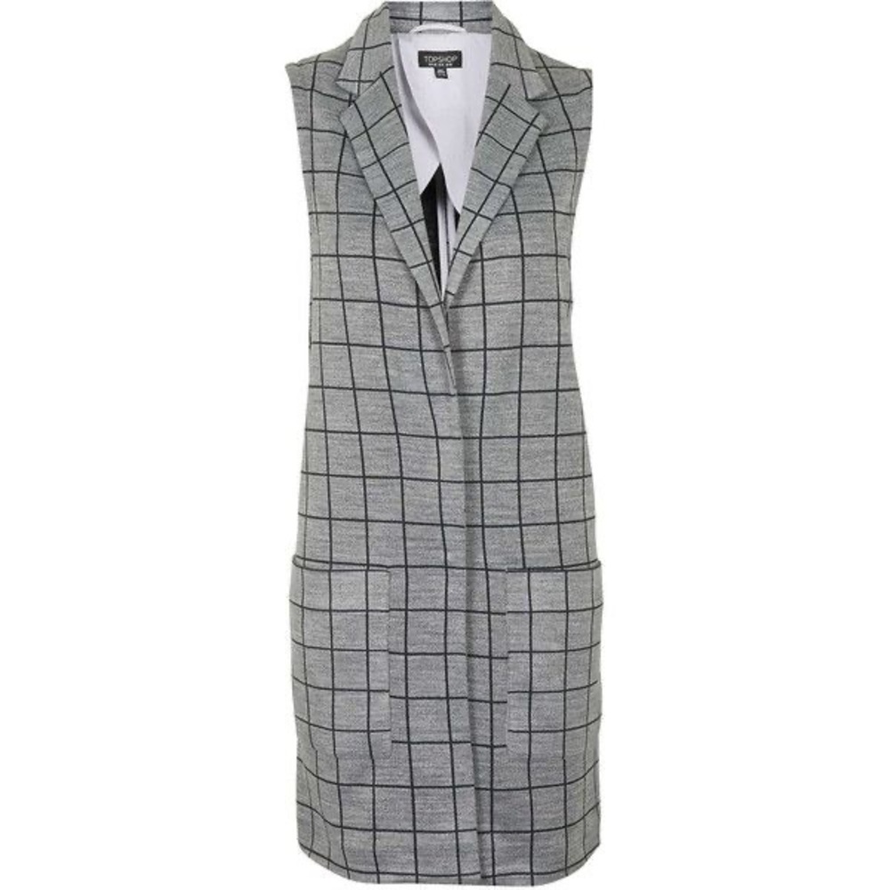 Topshop Sleeveless Coat